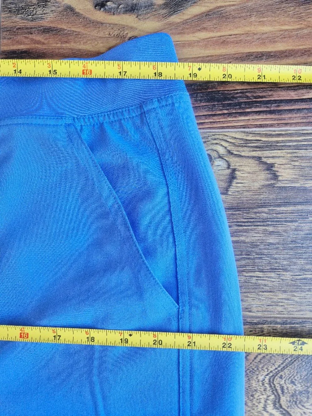NEW FIGS Axim Straight-Leg Cargo Scrub Pants Pull-On 7-Pocket Ceil Blue
